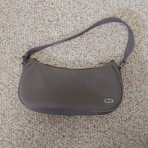 EUC! Lacoste Purse Waterproof Synthetic Material